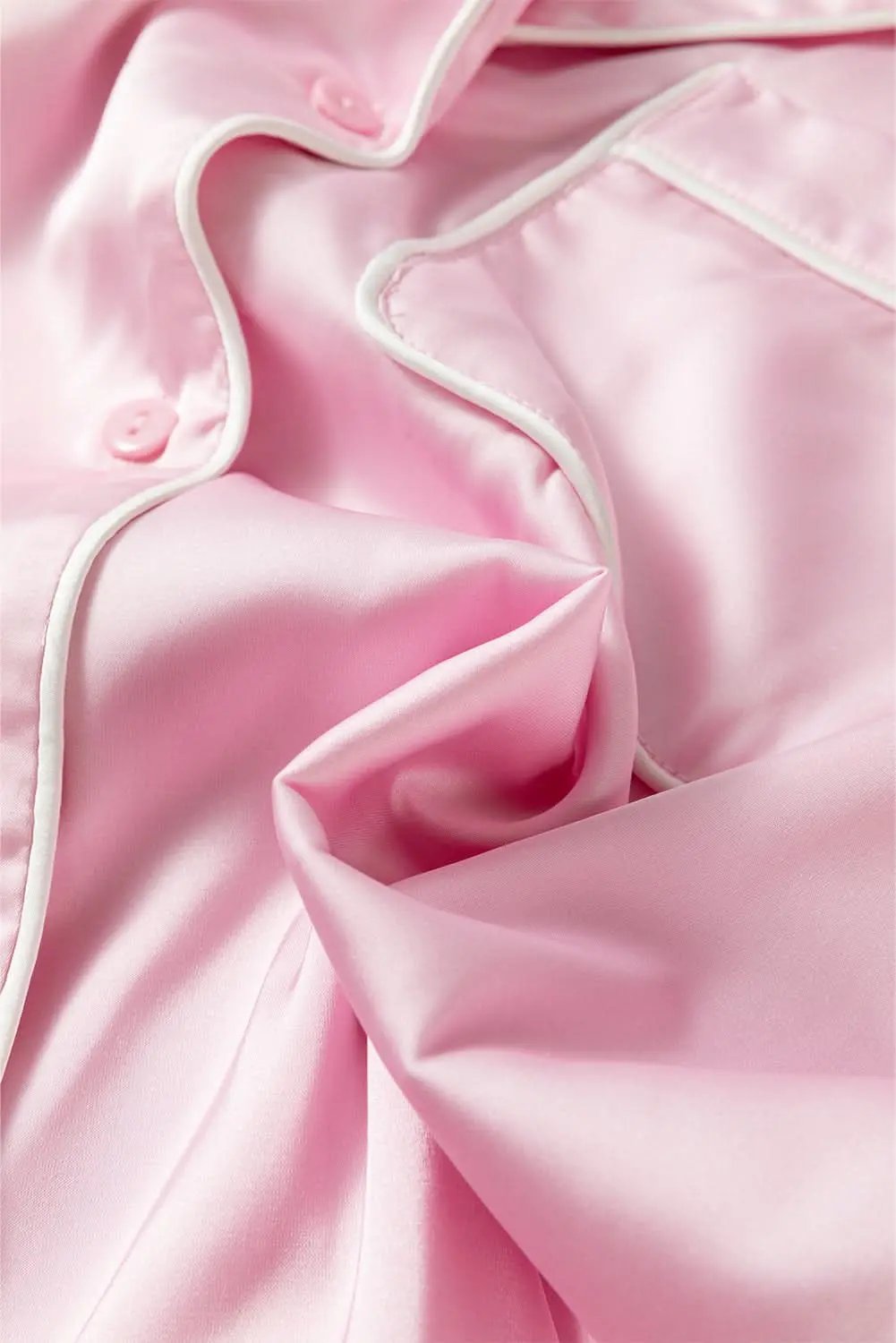 Light pink satin lounge set - Love Salve